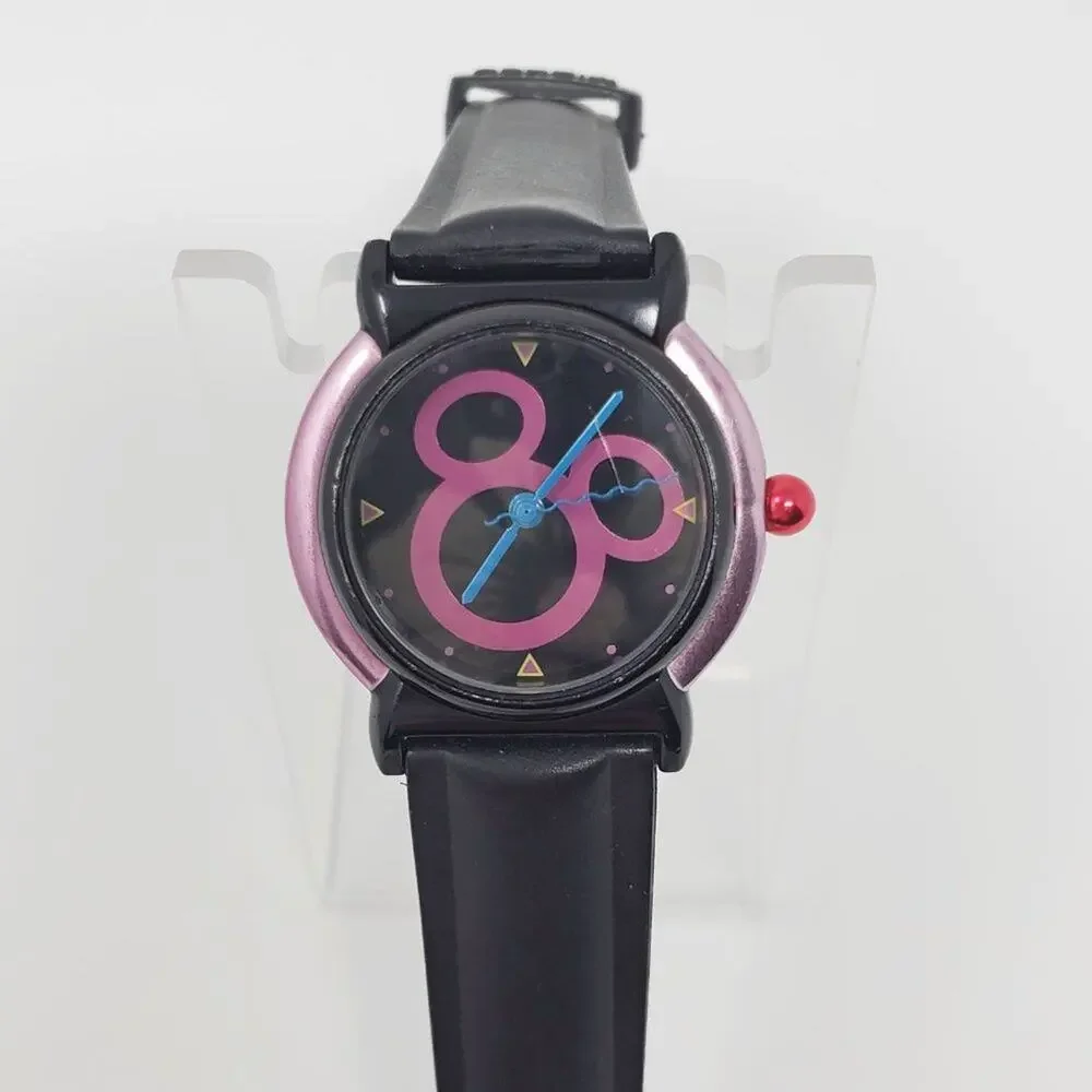 Rare Disney 90's Mickey Mouse Pink Y2K Watch H2F